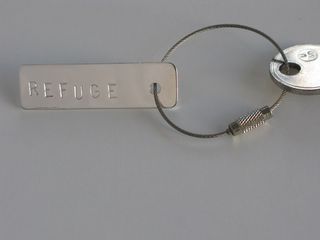 'Refuge' key tag