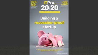 The cover of issue 30 of IT Pro showing a smashed piggy bank