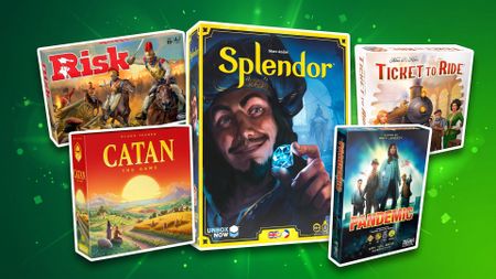 A selection of family board games.