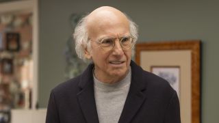 Larry David grimacing on Curb your Enthusiasm