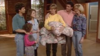 The Seaver family in the final moments of the Growing Pains series finale