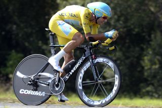 Vincenzo Nibali on stage twenty of the 2014 Tour de France