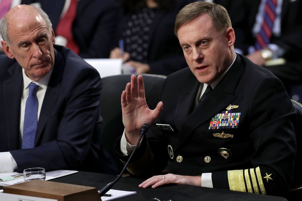 Director of National Intelligence Daniel Coats and National Security Agency Director Adm. Michael Rogers.