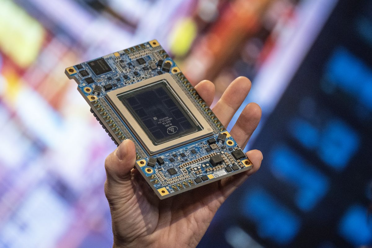 Intel chip used in AI PCs unveiled at the company&#039;s AI Everywhere event in December 2023