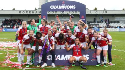 Arsenal won the 2018-19 FA Women’s Super League title 