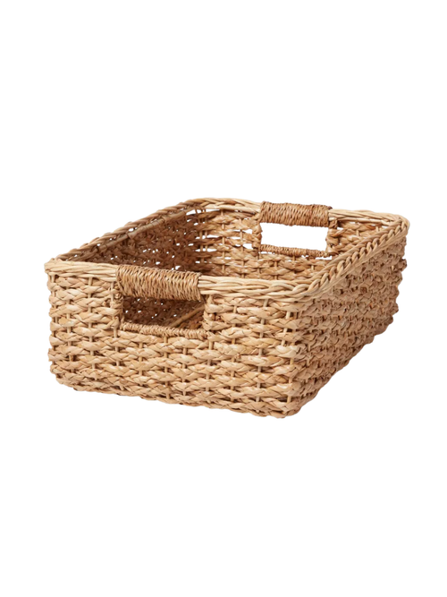 Braided Seagrass Folio Bin