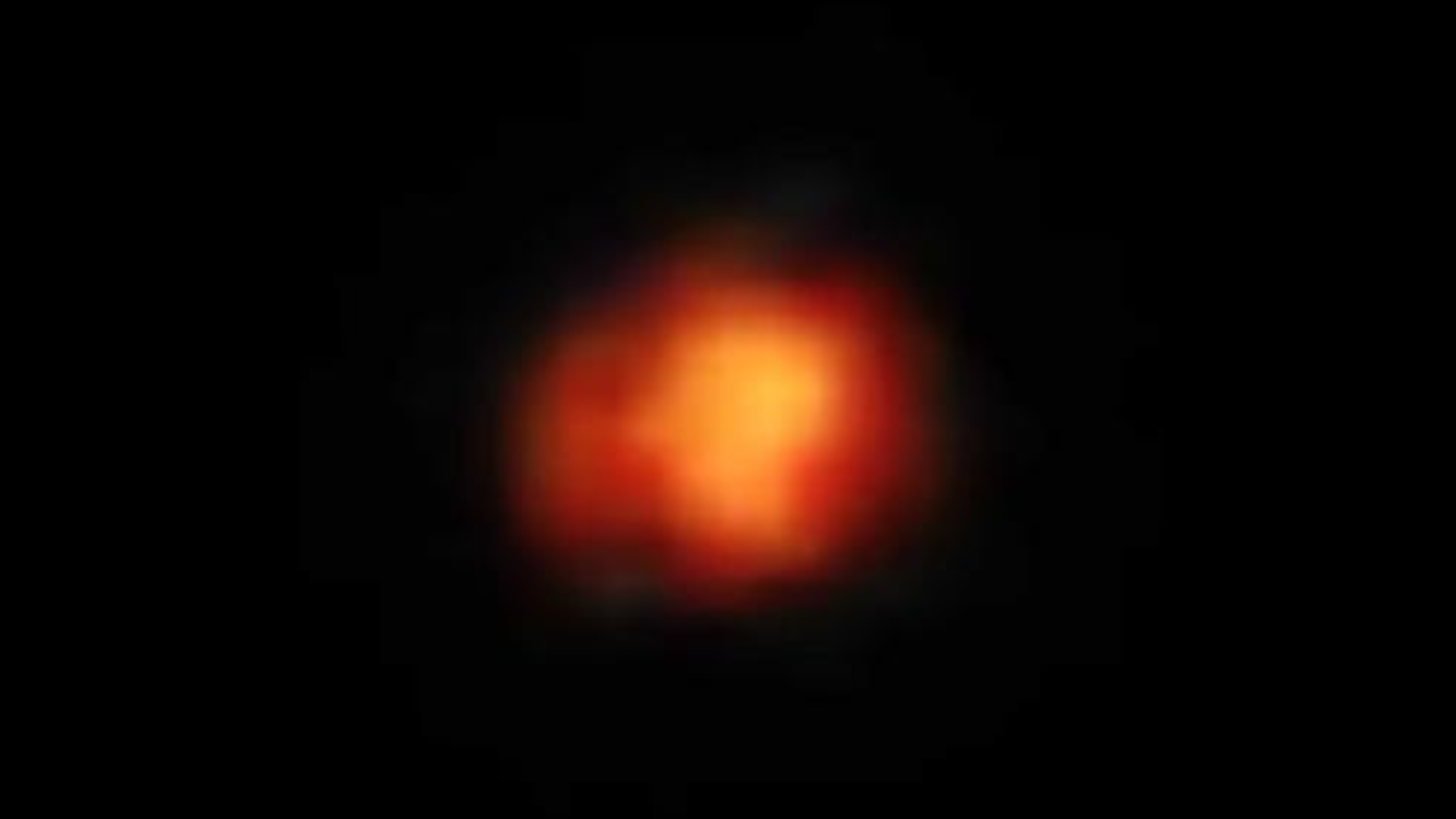 It might not loook like much but this glowing orange blob is one of the most important galaxies in recent astronomical history