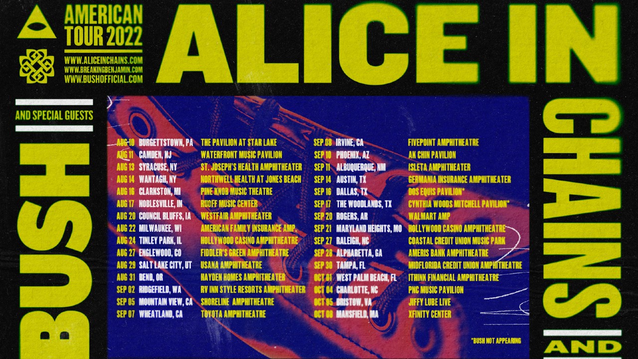 alice in chains tour statistics