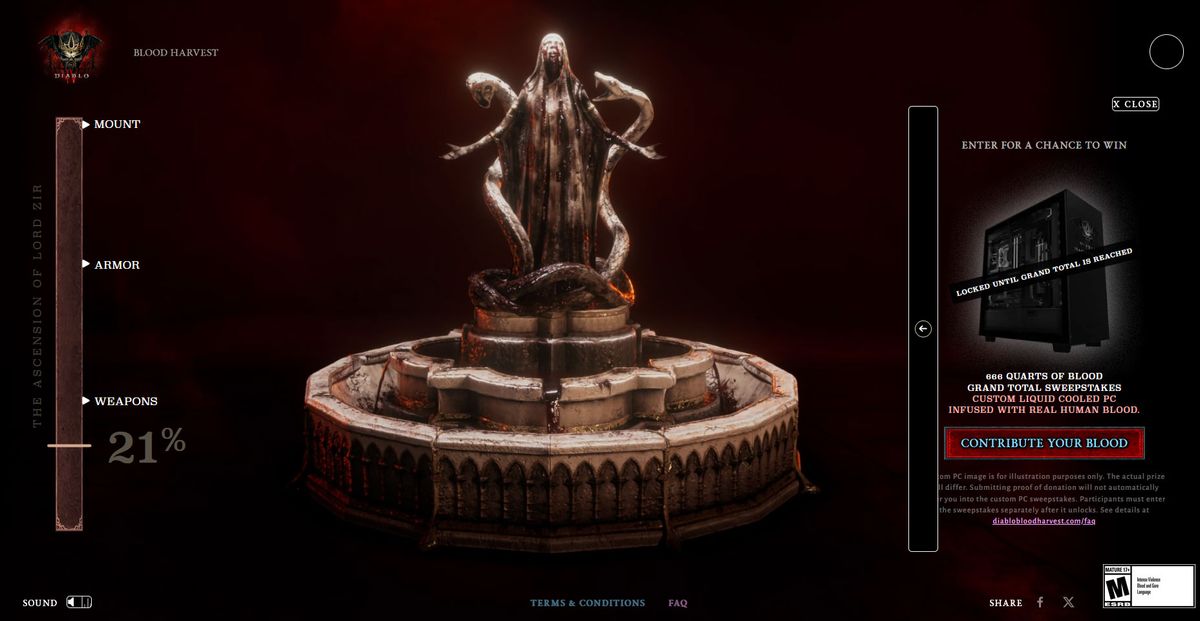 custom liquid cooled PC with human blood