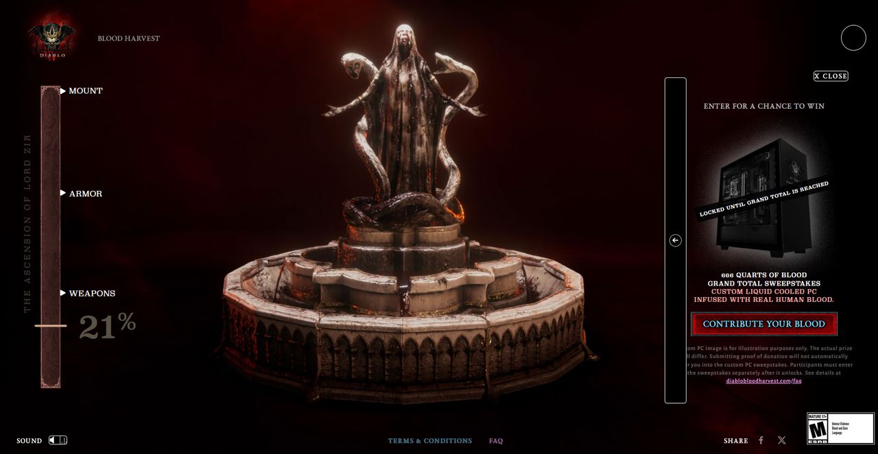custom liquid cooled PC with human blood