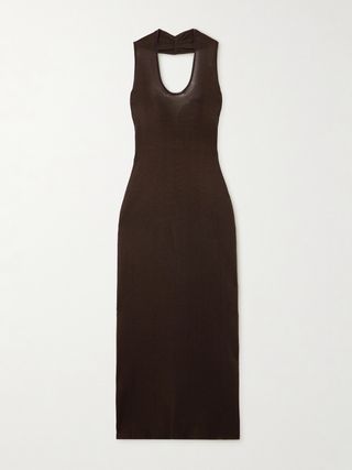 Coraline Jersey Halterneck Maxi Dress