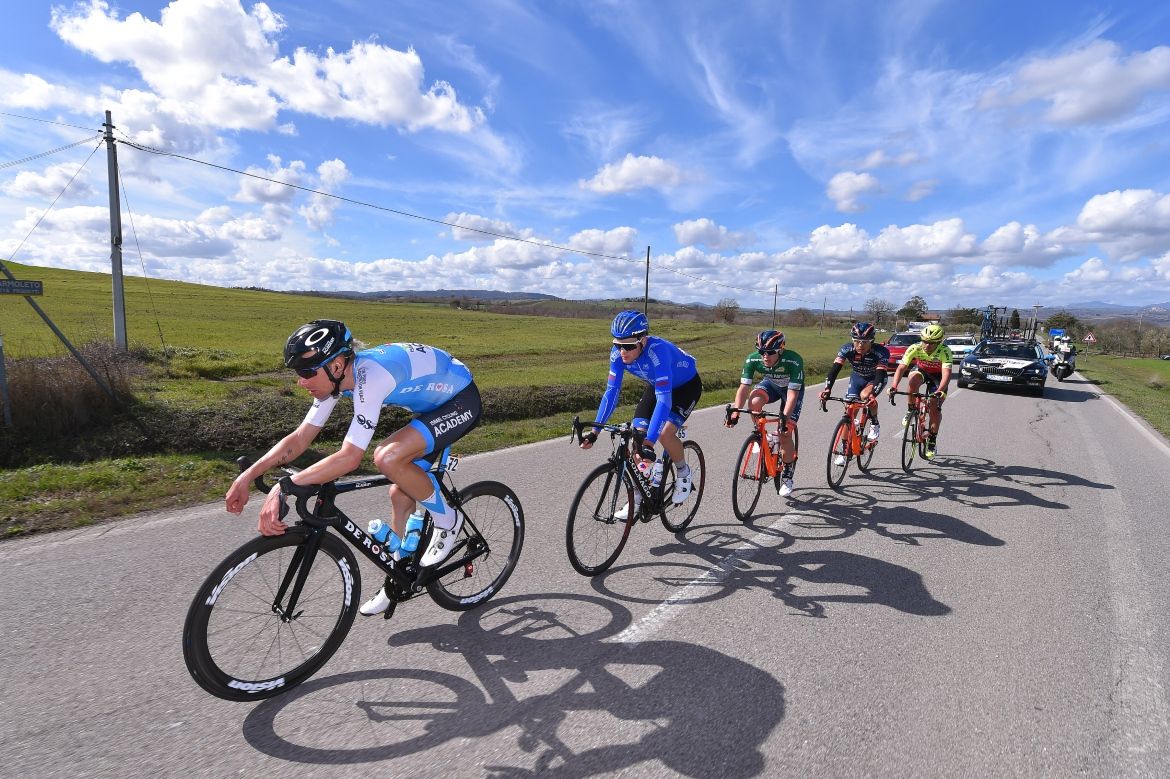 The breakaway on stage 3 of Tirreno-Adriatico