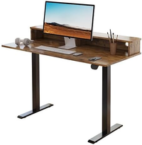 Our Modern Space two-tier electric standing desk
