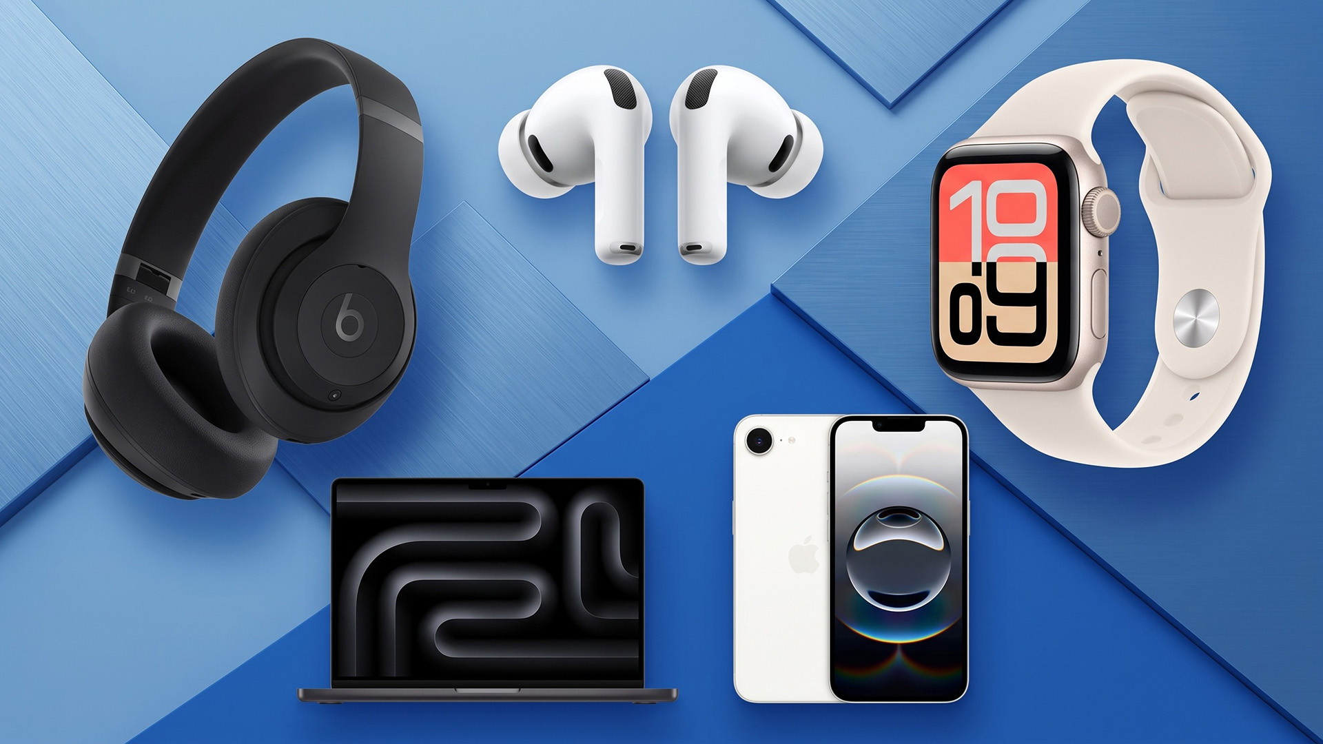 A selection of Apple products at Best Buy.