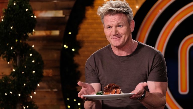 Gordon Ramsay staying in shape