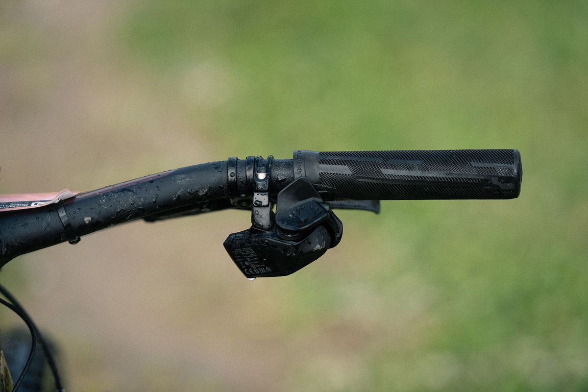 Kate does not use the new AXS shifter upgrade, with her smaller thumb ergonomically suited to the original spec