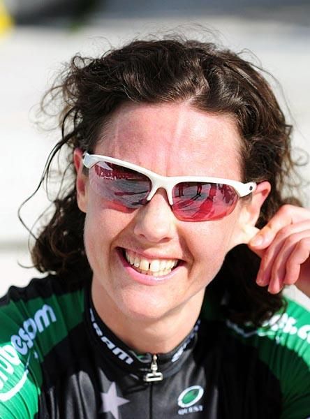Mary McConneloug (Kenda-Seven-No Tubes) after the race.