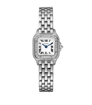 Cartier Mini White Gold and Diamond Panthère De Cartier Watch 20mm | Harrods Uk