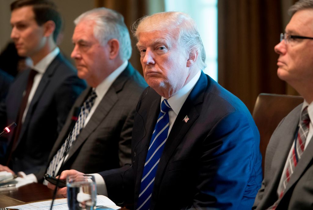 Rex Tillerson and Trump at loggerheads