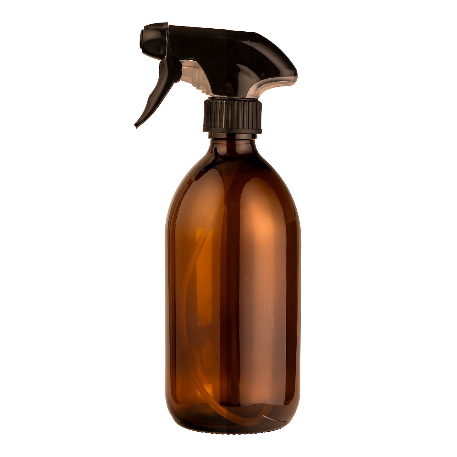 Lakeland Empty Amber Glass Reusable Spray Bottle 500ml