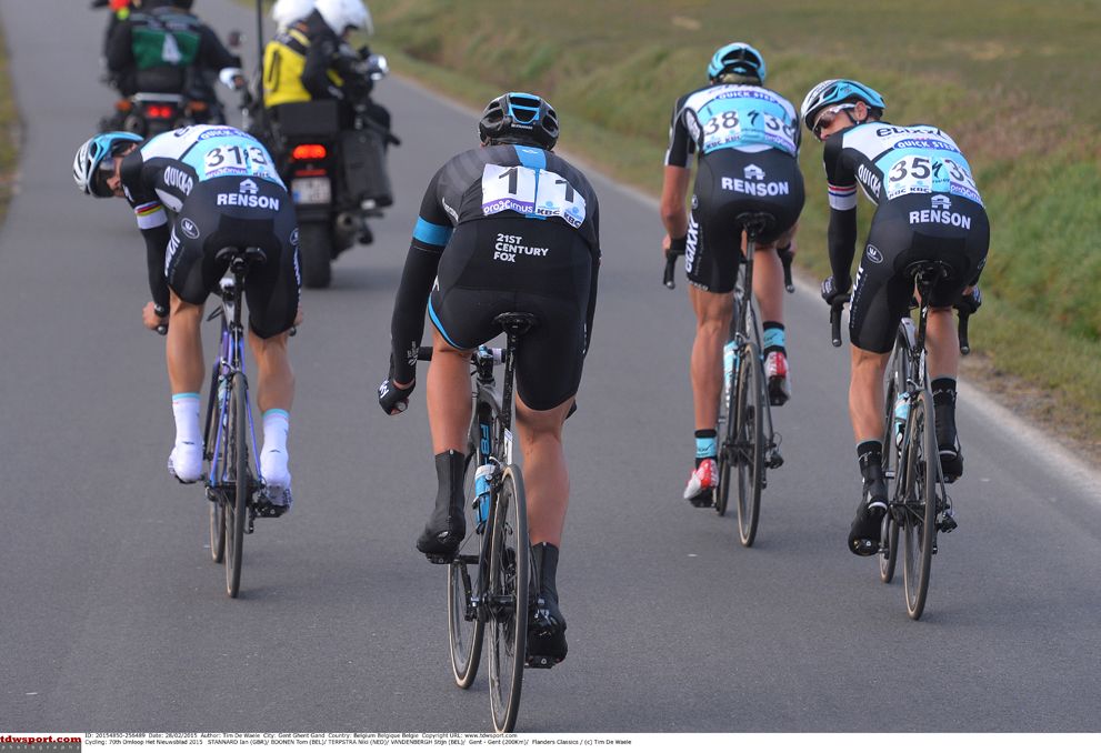 Ian Stannard saw off the Etixx-QuickStep team