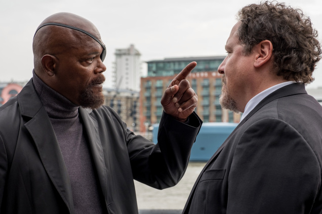 Nick Fury et Happy Hogan - Spider-Man: Far From Home