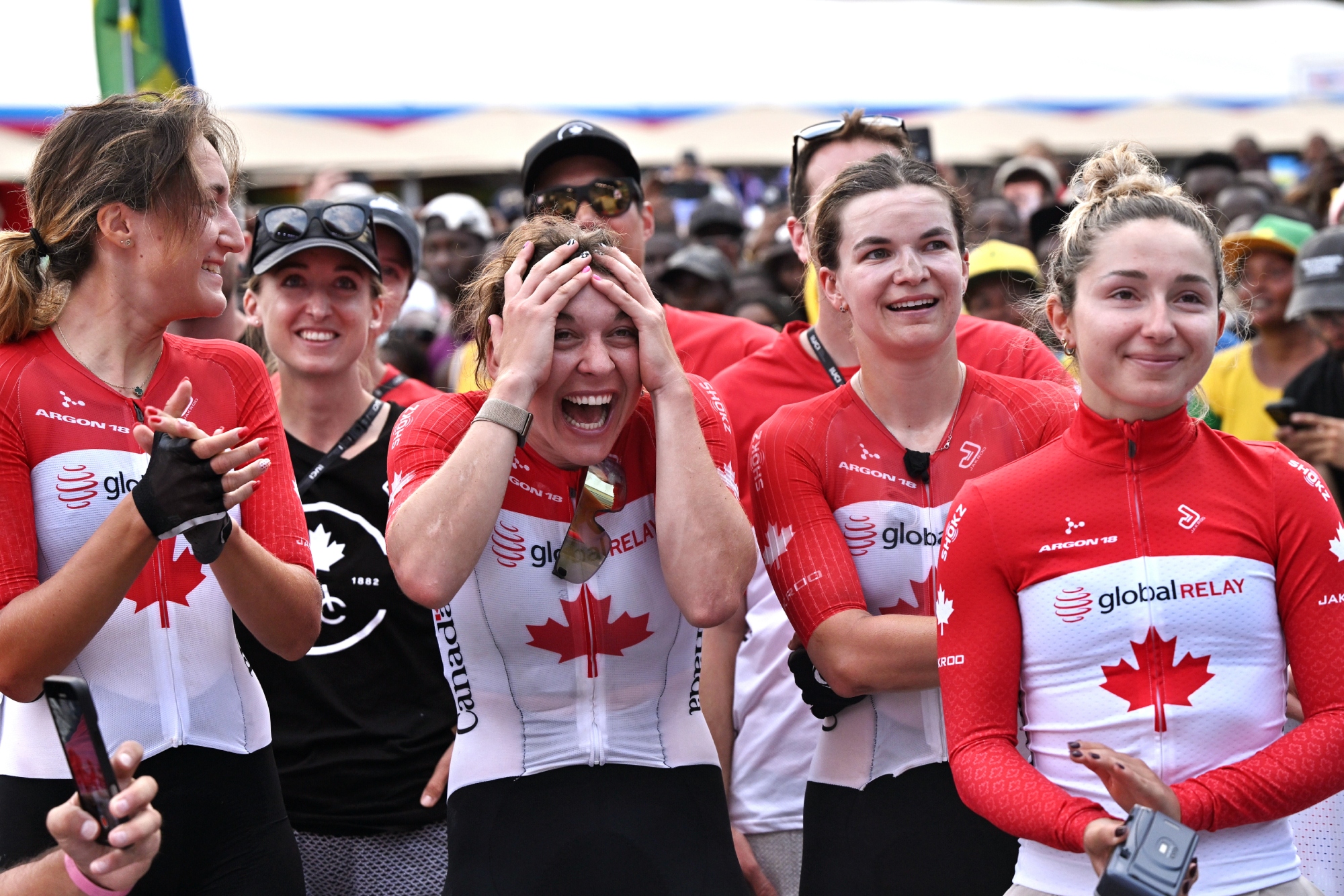 Alison Jackson in 2025, riding for EF Education-Oatly