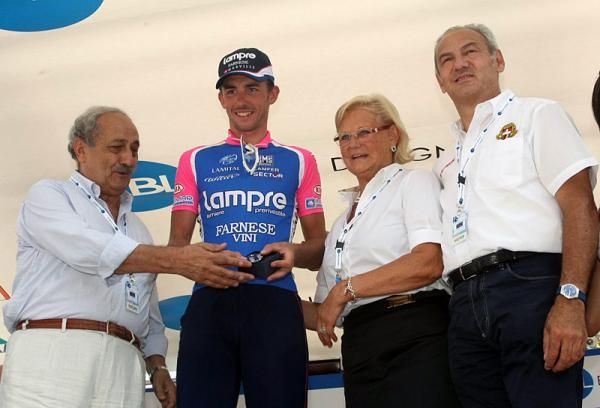 Francesco Gavazzi (Lampre - Farnese Vini) won the Trittico Lombardo prize for the best finisher overall in the Tre Valli Varesine, Coppa Agostoni and Coppa Bernocchi races.