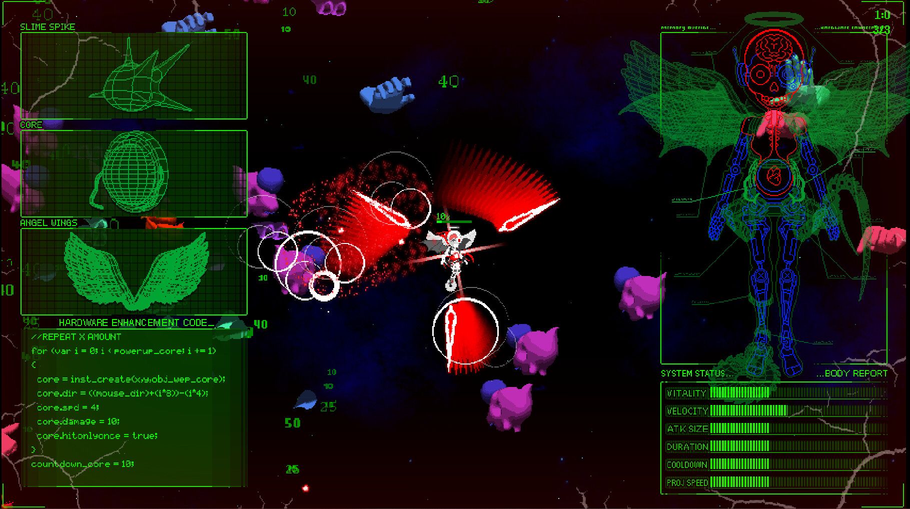 Render Core This rendercore shoot 'em up is the first Vampire Survivors riff to ...