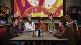 Sam and Dean Winchester speak to Mystery Inc. on Supernatural