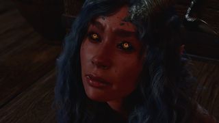 Baldur's Gate 3 pandirna tiefling in druid grove