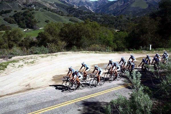 The beautiful Santa Ynez Valley As the road goes up its every man for himself!