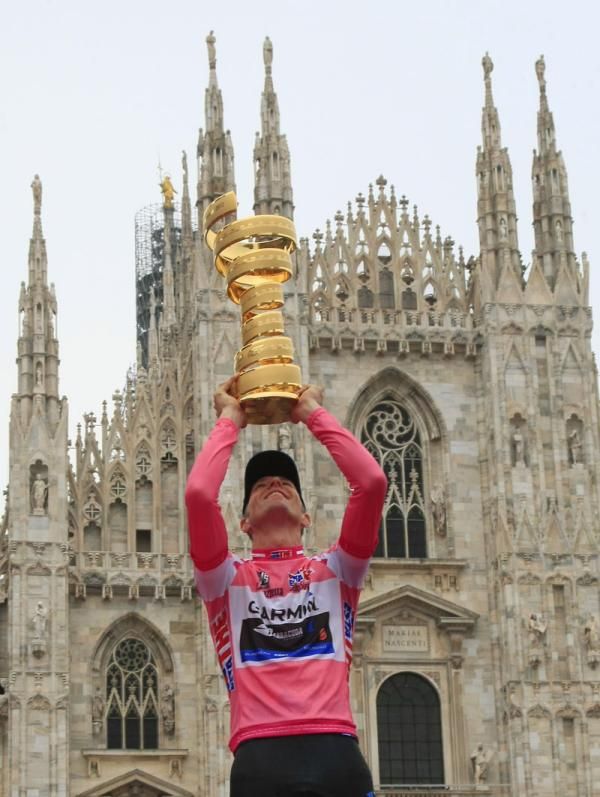 Ryder Hesjedal (Garmin - Barracuda) wins the 2012 Giro d'Italia