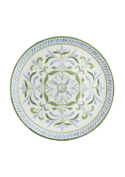 Chambray Tile Stoneware Dinner Plates