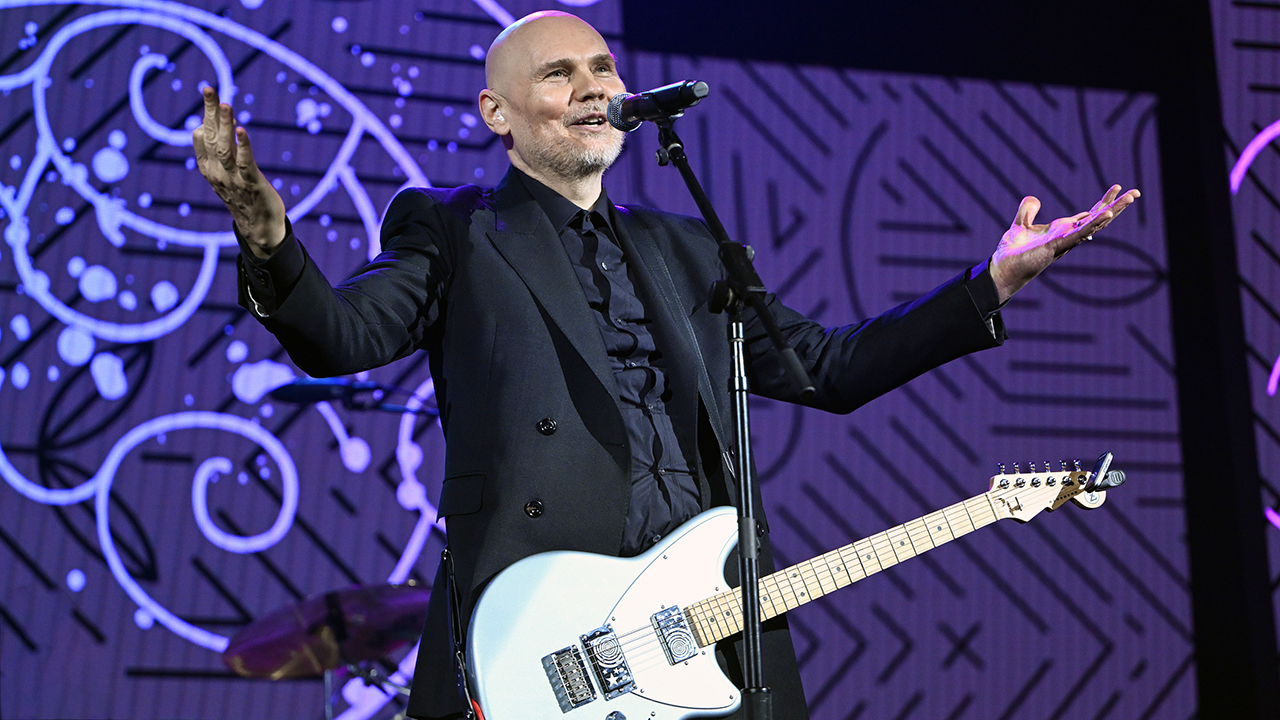 Billy Corgan of Smashing Pumpkins accepts the TEC Innovation Award during the 41st NAMM TEC Awards in Anaheim, CA, on Thursday, January 22, 2026.