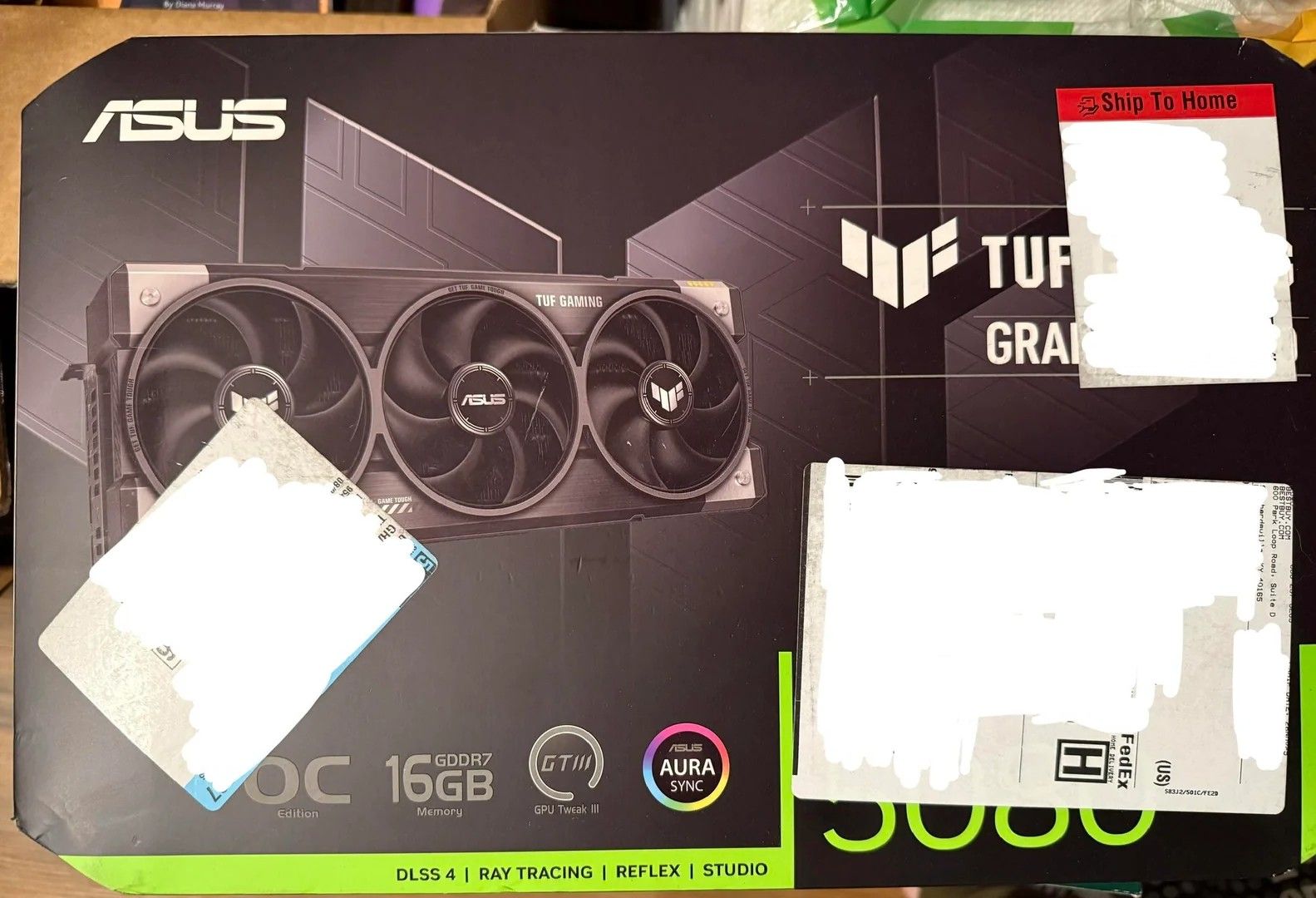 Customer buys RTX 5080 from Best Buy, but got rocks instead  — $1,200 GPU arrived in tampered box with broken seal