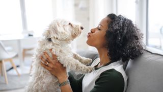 Woman with dog