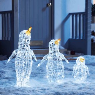 Aldi Set of 3 LED Penguins