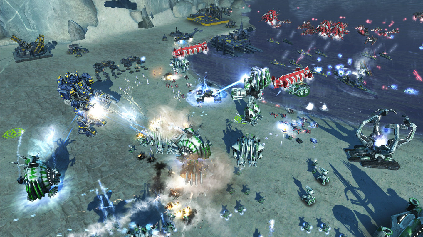 Screenshot from the strategy game Supreme Commander 2