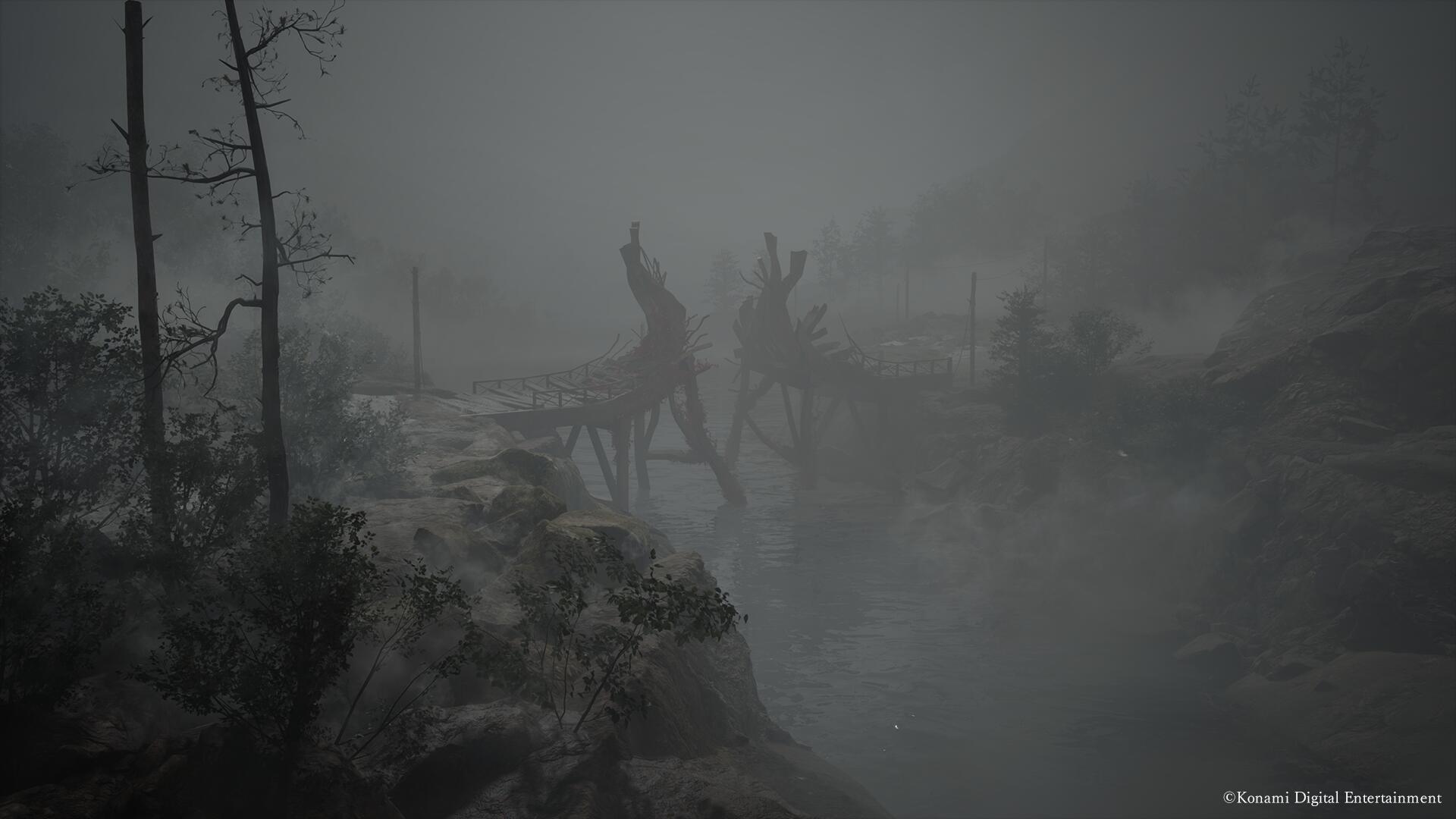 Ebisugaoka&#039;s broken bridge in Silent Hill f