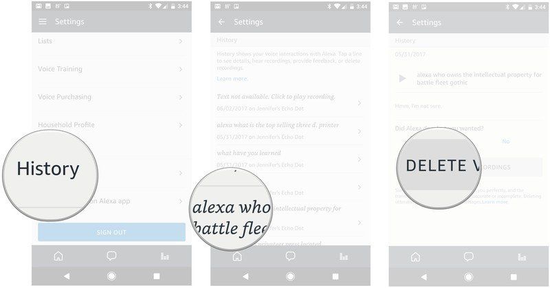 How to track what's being said to Alexa with the history feature ...