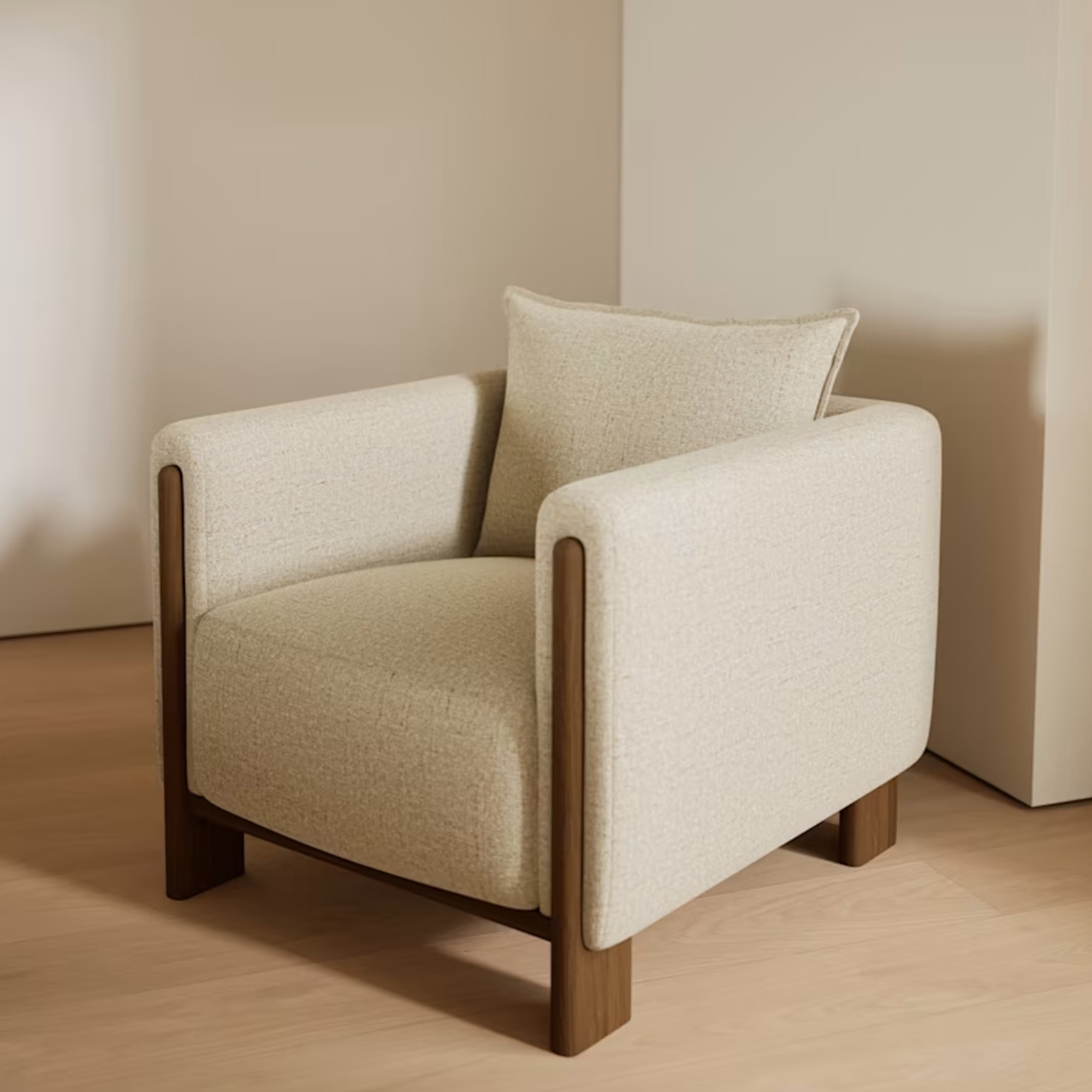 M&amp;amp;S Block Accent Armchair