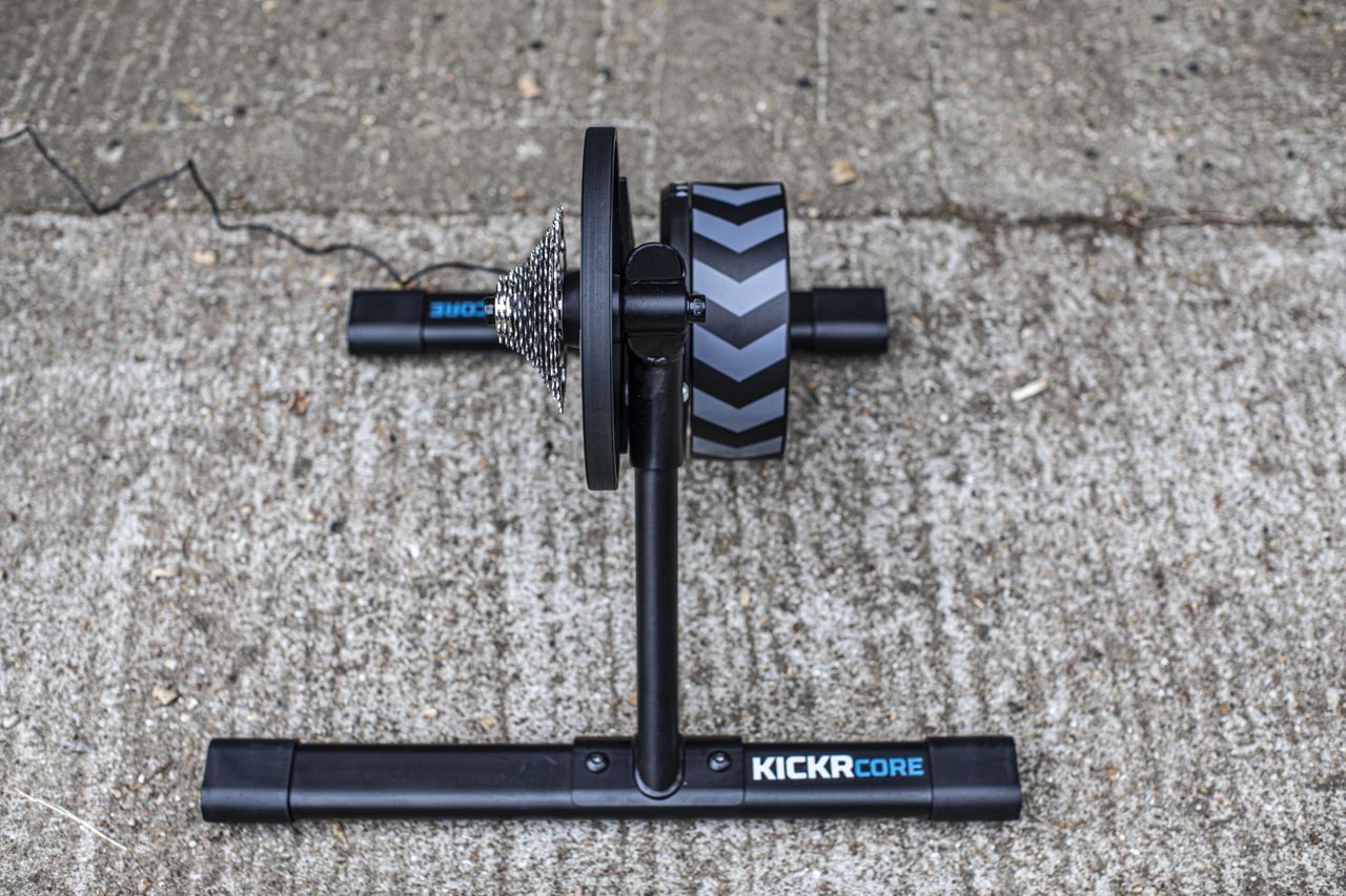 Wahoo Kickr Core 2 smart trainer aerial shot