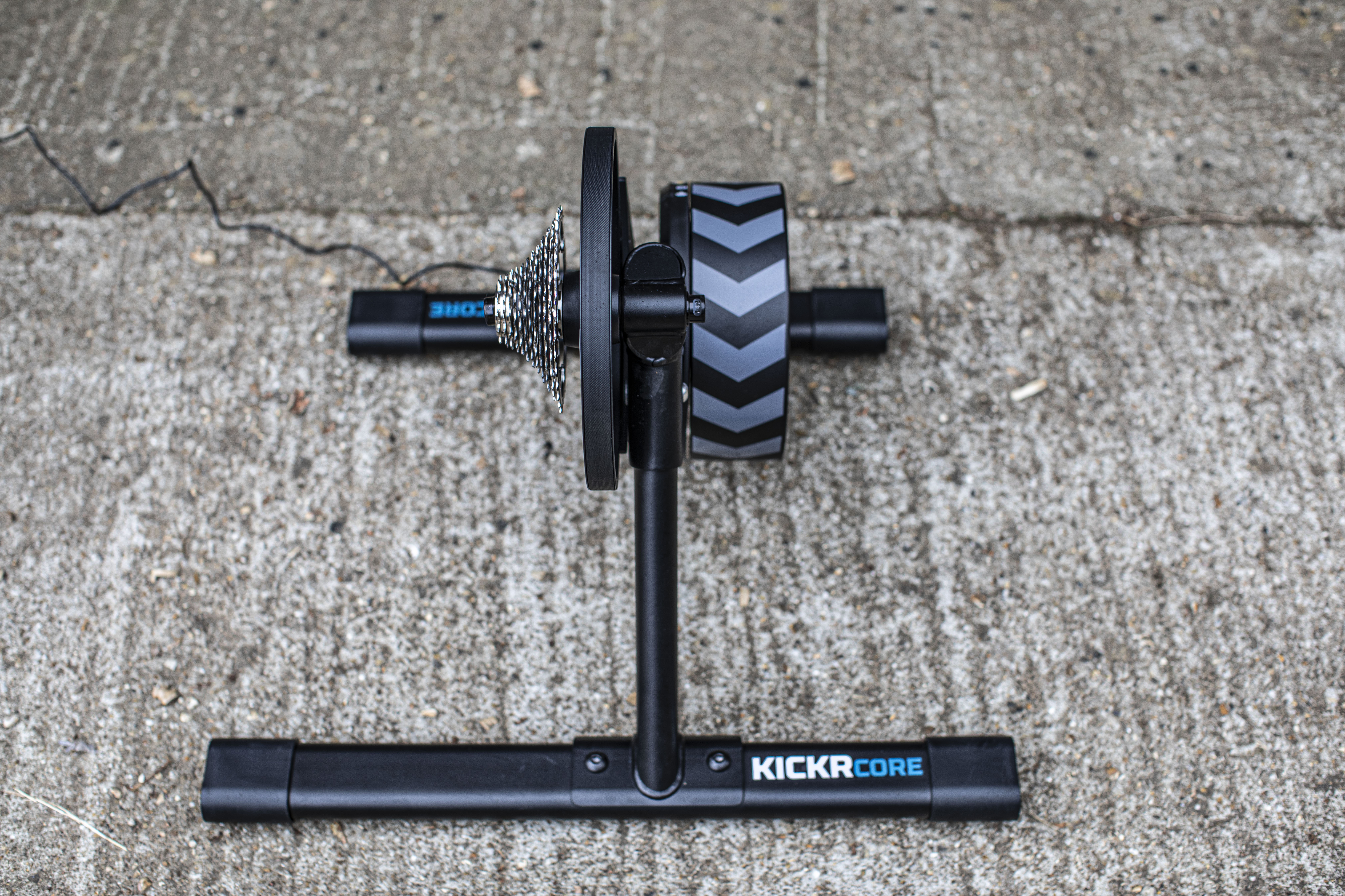 Wahoo Kickr Core 2 smart trainer aerial shot