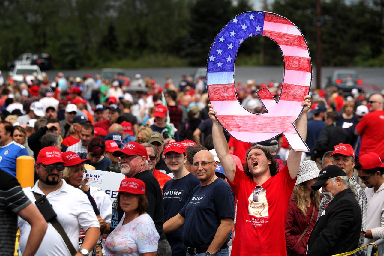 A Trump rally.