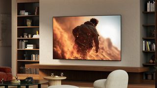 Sony Bravia 7 II TV mounted on a wall.