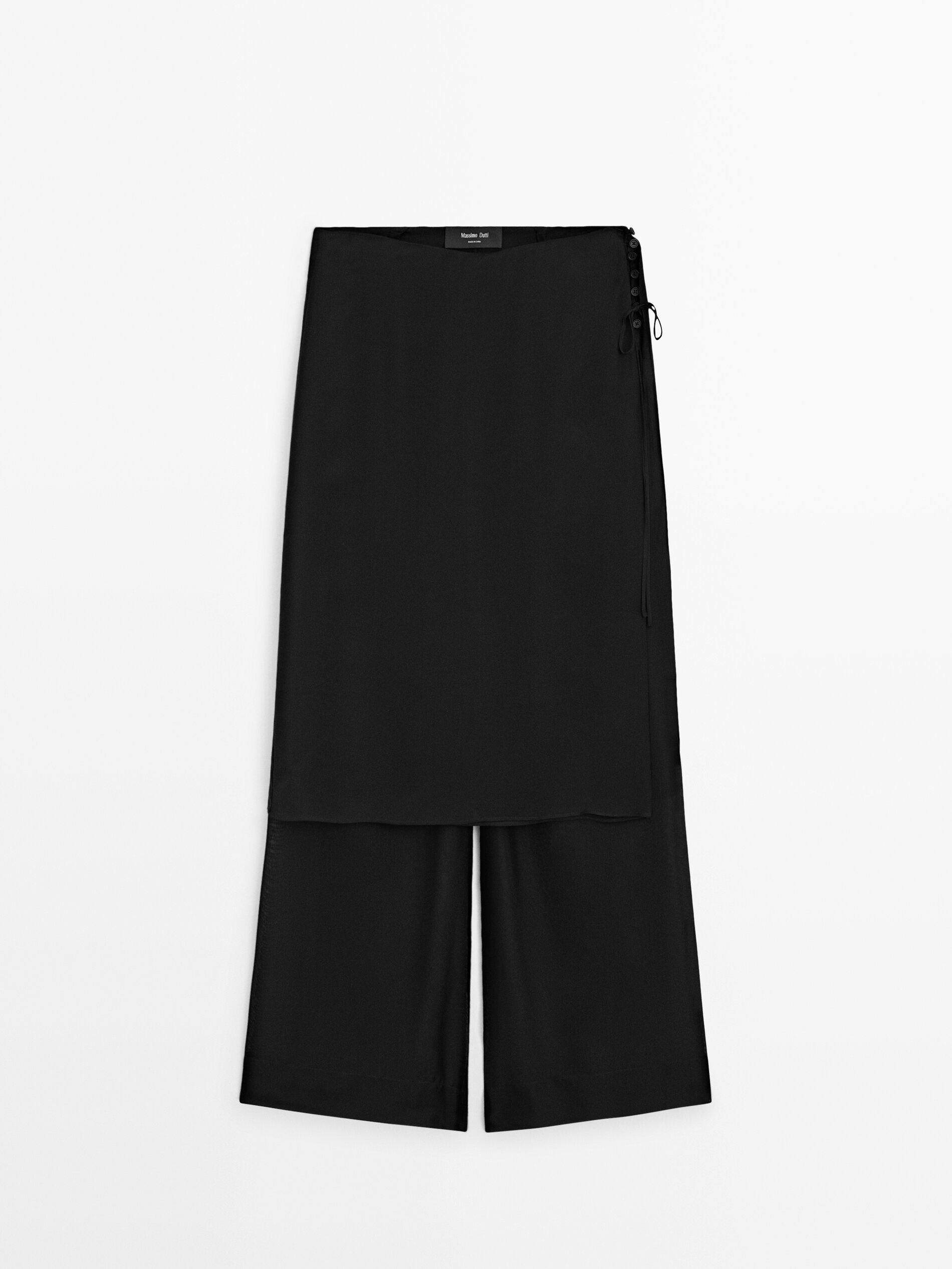 100% Silk Shorts Over Pants