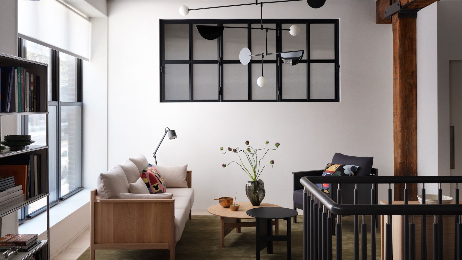 Tour a minimalist Brooklyn duplex inside a former babka factory