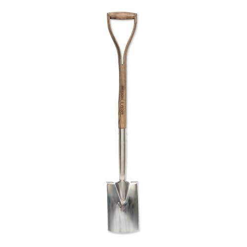 Spear &amp;amp; Jackson Traditional Stainless Steel Border Spade With 712mm Wooden Handle