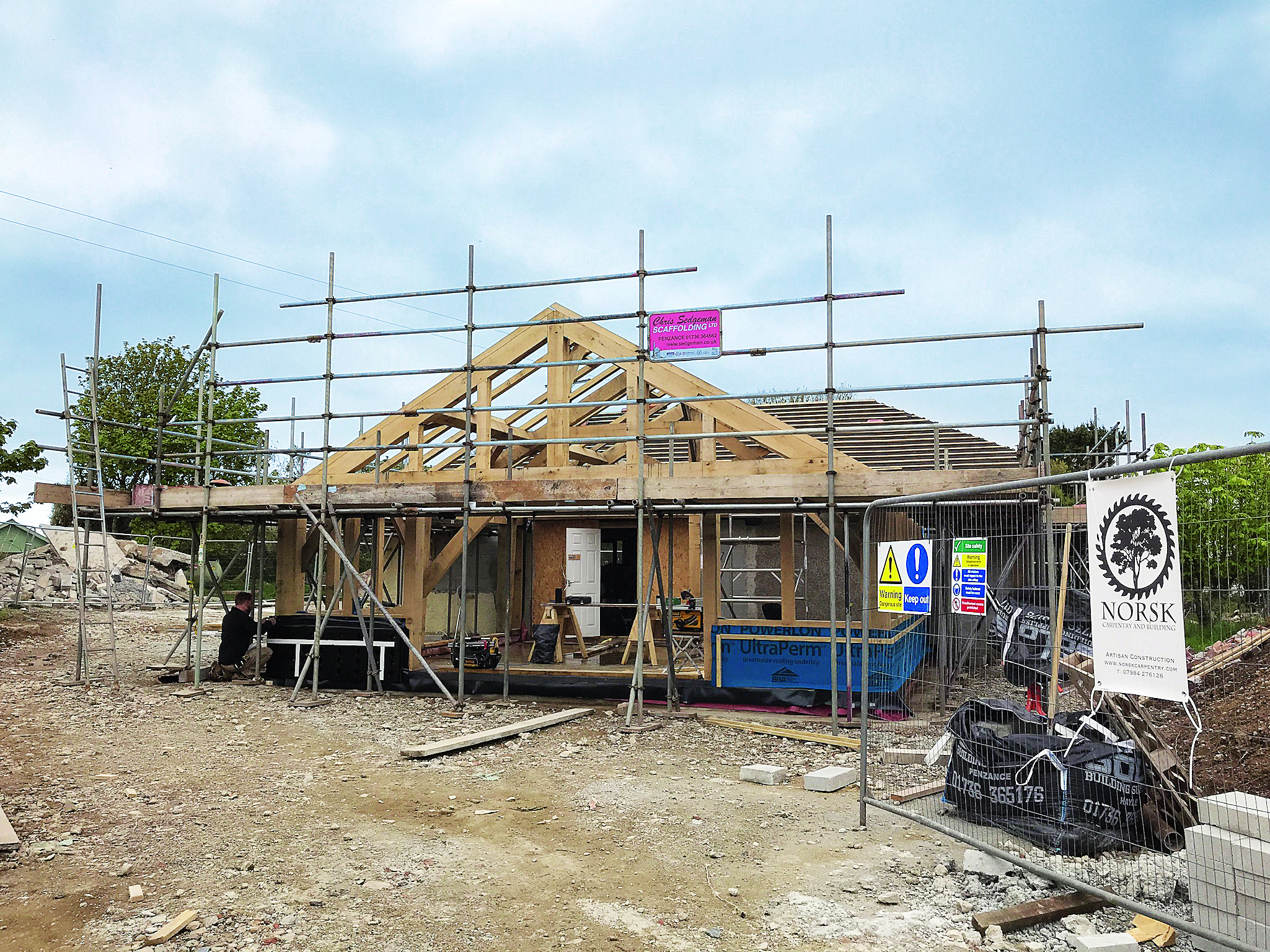 during construction of extension
